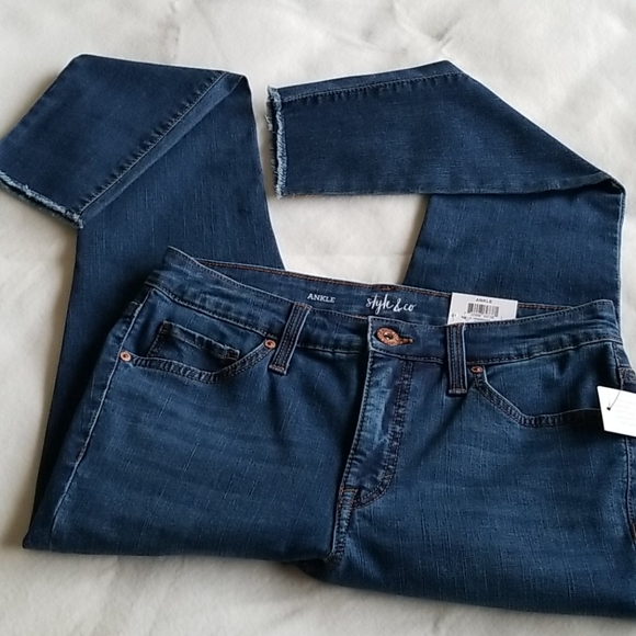 Style & Co Updown Raw- Hem Skinny Jeans - Picture 3 of 6